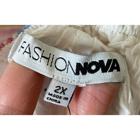 NWT FASHION NOVA Tier Plunged Maxi Dress 2X - Picture 5 of 8